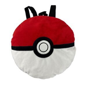 Pokemon Plush Backpack Gotta Catch 'em all Go Pokeball bag